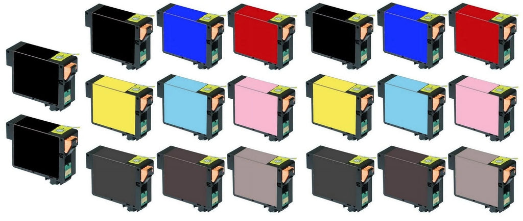 PrinterDash R3000 Inkjet Combo (NO. (4-PBK/2-C/M/Y/LC/LM/LBK/MBK/LLBK) (C13T157120-10B10CS) for 157) Photo Stylus Pack Replacement