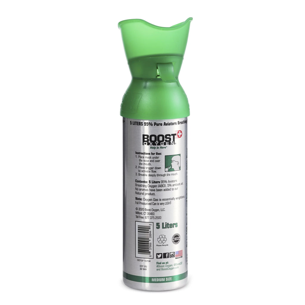 Liter Natural Canister, Flavorless Pack) Boost Pure (9 Oxygen Oxygen 5