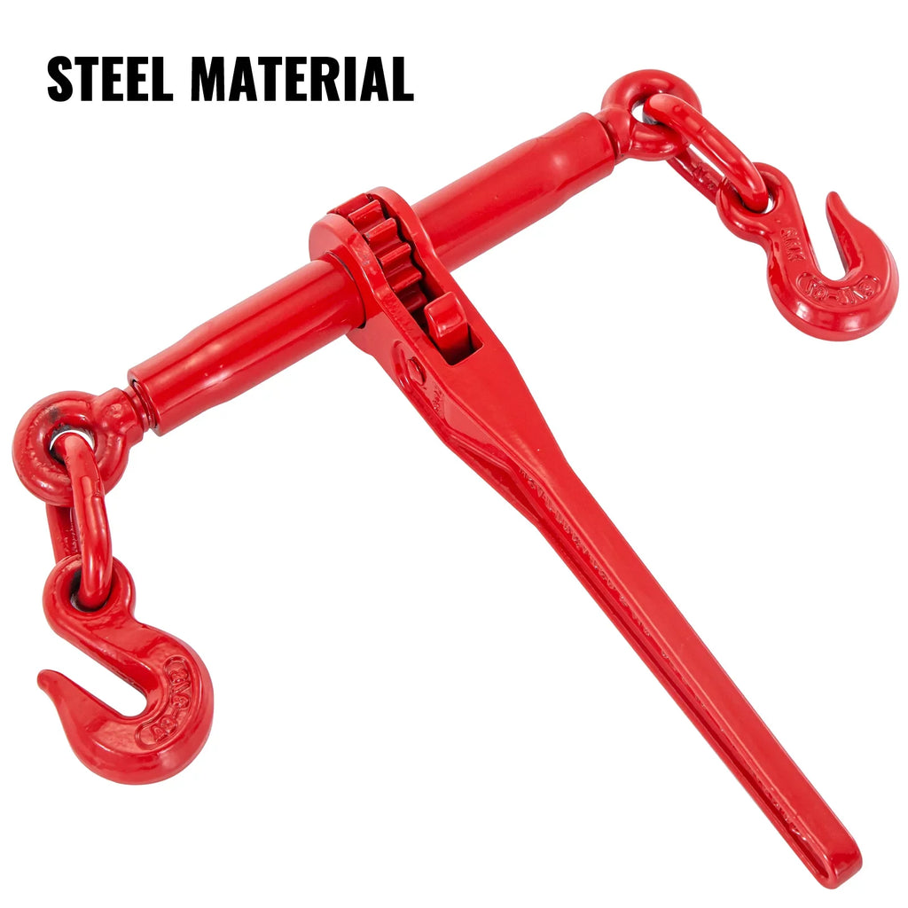 Load Ratchet Tie Down, Binder BENTISM 6600lbs Binder for 5/16in-3/8in, Chain 2pcs