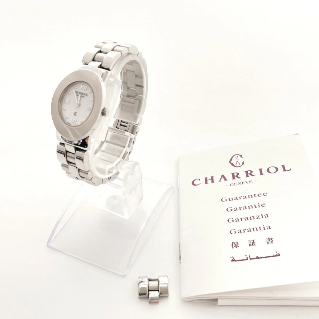 Watch F3102467 AZURO300900 Women's Stainless Silver Steel Azzurro CHARRIOL Pre-Owned (Good) Charriol