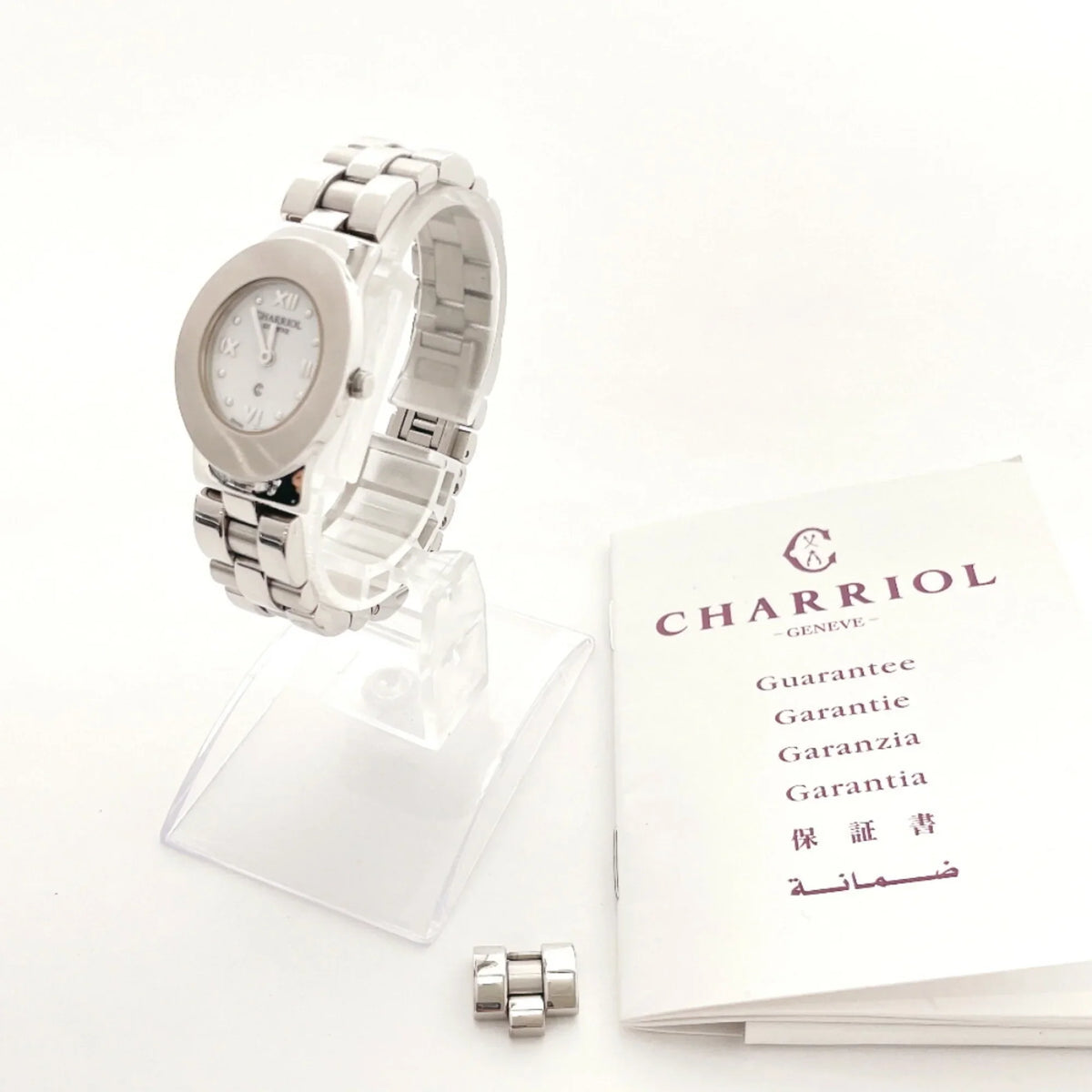 Watch F3102467 AZURO300900 Women's Stainless Silver Steel Azzurro CHARRIOL Pre-Owned (Good) Charriol