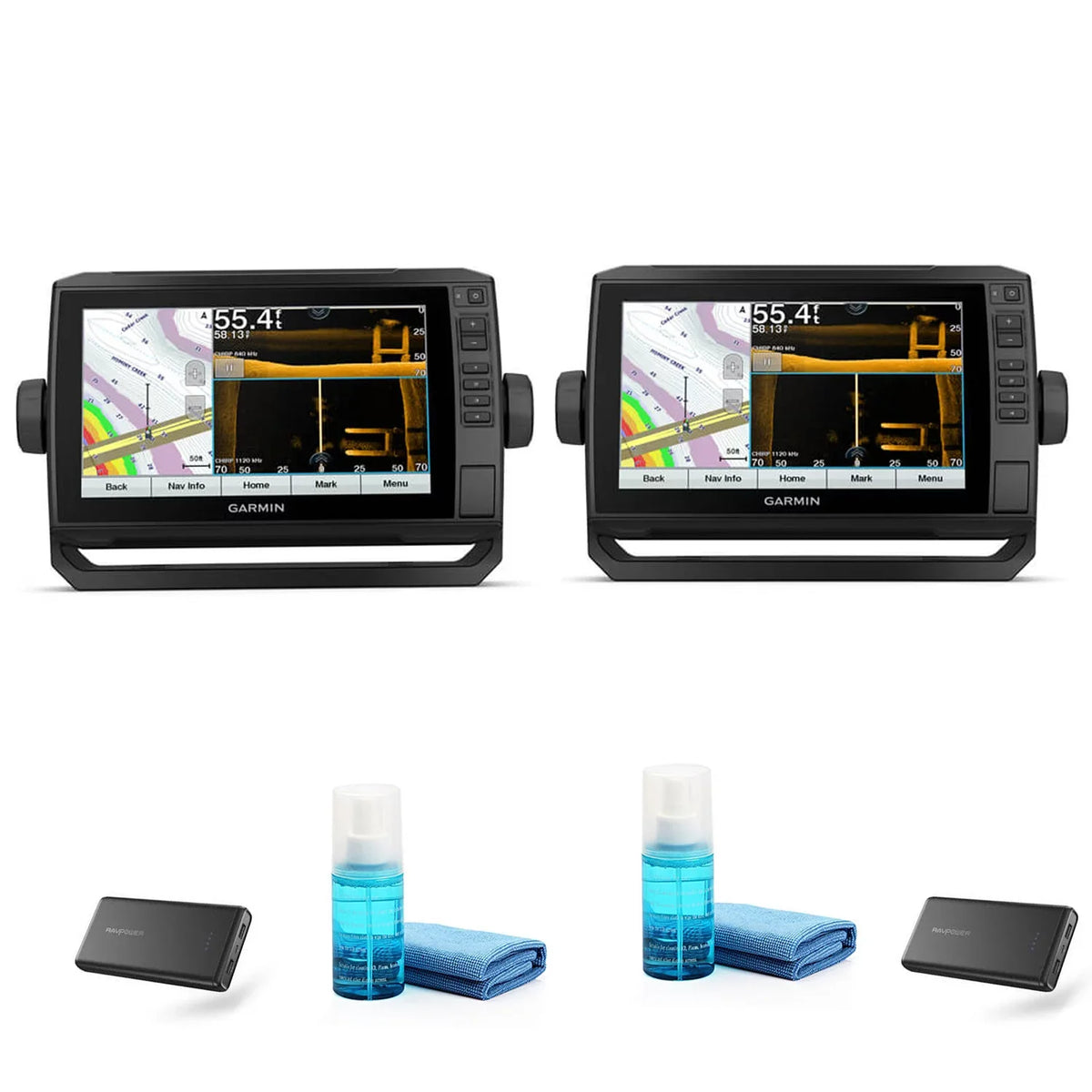 010-02523-01 Adapter UHD with (2-Pack Bundle) ECHOMAP USB GARMIN 93sv