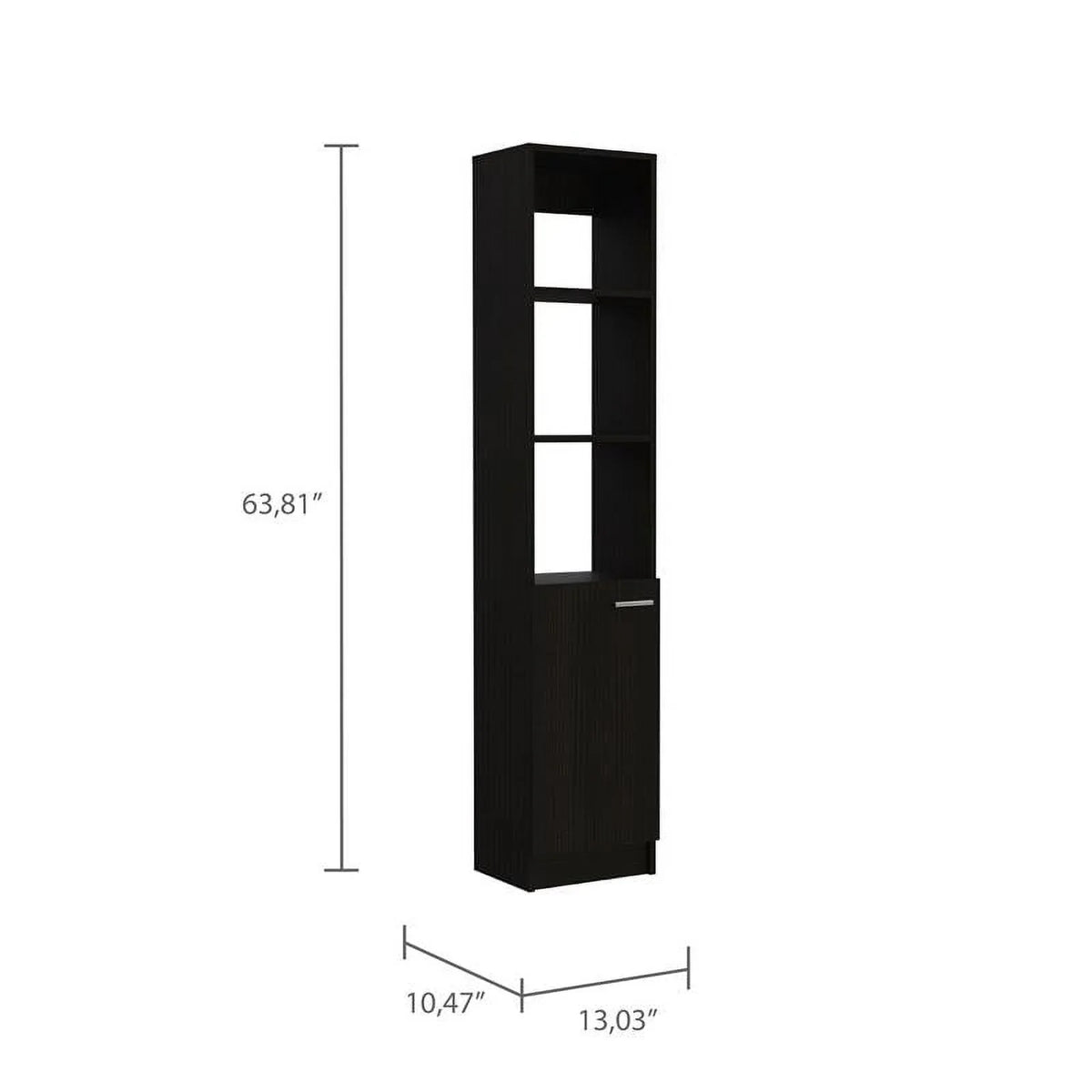 Square 2-Piece Cabinet Medicine & 63" One Set Linen Cabinet with Door Home