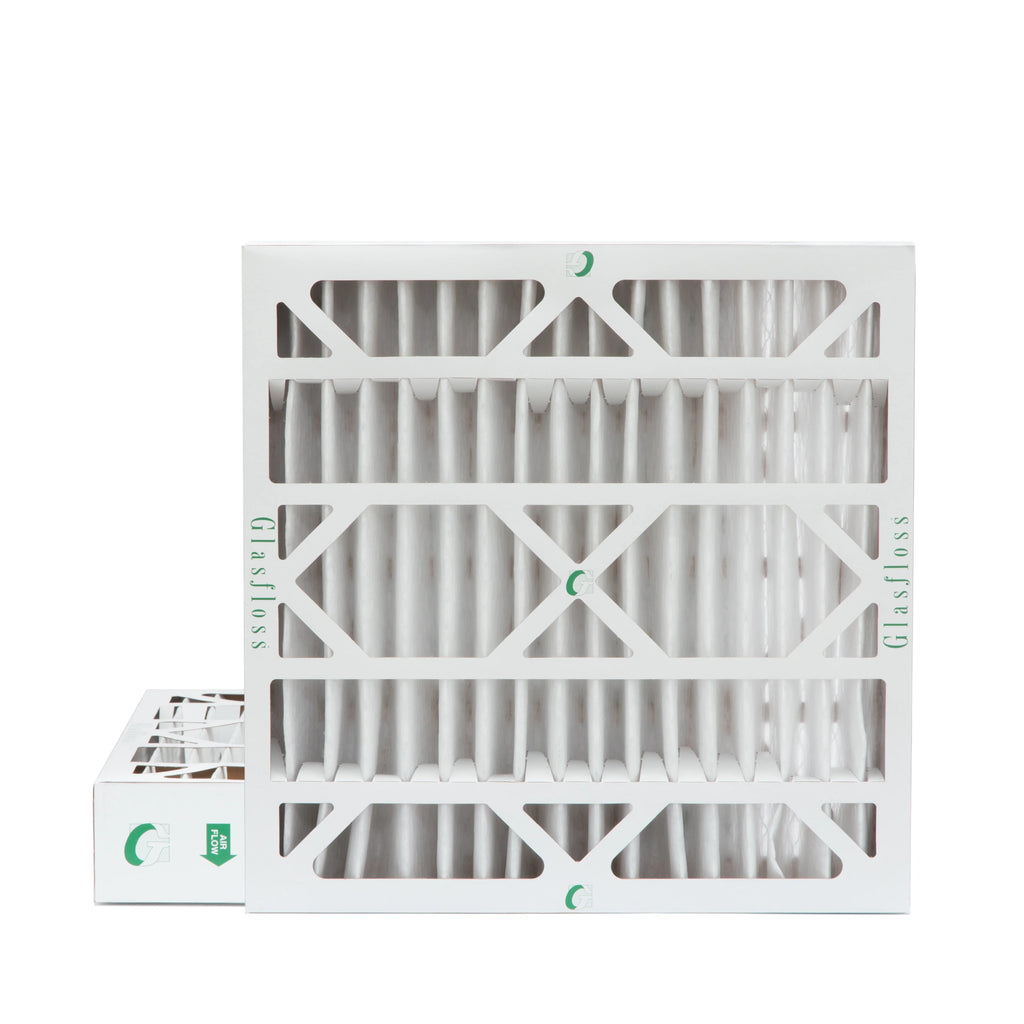 10 by Air Actual 19-1/2 x MERV 3-3/4 4" 19-1/2 Filters Pleated Inch 20x20x4 2 Size: Pack Glasfloss. of x