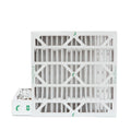 10 by Air Actual 19-1/2 x MERV 3-3/4 4" 19-1/2 Filters Pleated Inch 20x20x4 2 Size: Pack Glasfloss. of x