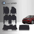 TOUGHPRO Pacifica Mats 2021 - Accessories Chrysler - Duty - 3rd Floor Row Set + Mat with Cargo Floor Hybrid + Compatible Weather All Heavy