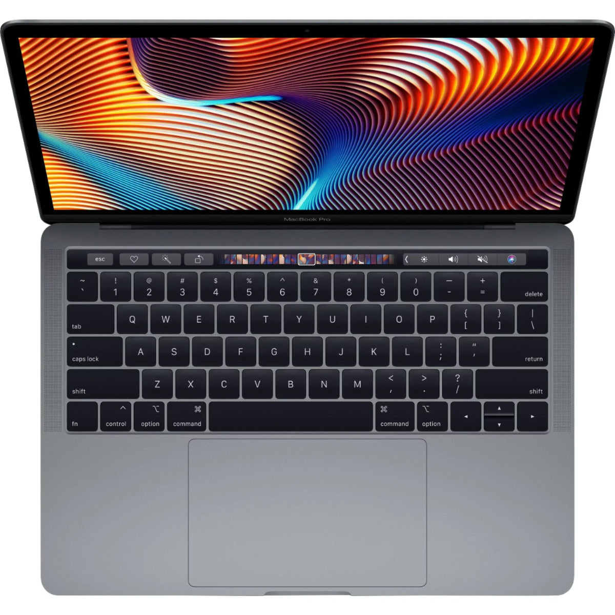 13.3-inch MV962LL/A, Core i5, RAM MacBook Intel Apple 256GB 8GB Pre-Owned Gray 2019 (Good) Space with Bar Pro - Touch