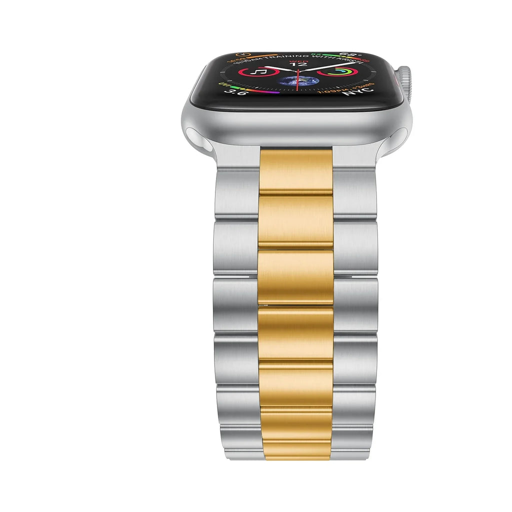 Steel & VL-SS002GLD-45 Tone mm Band Stainless Gold 42-44-45-49 Silver for Odash Apple Watch, Two