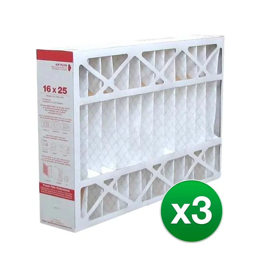 16x25x4 (3 REP Filter Honeywell 11 FC200E1029 Furnace MERV Pack) Fits Air