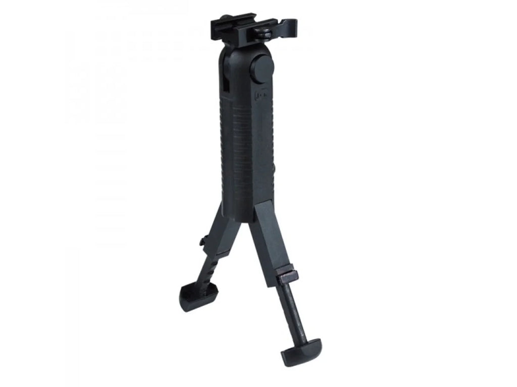 Lion Black 5-position Folding Gears Bipod, Bipod Grip QR