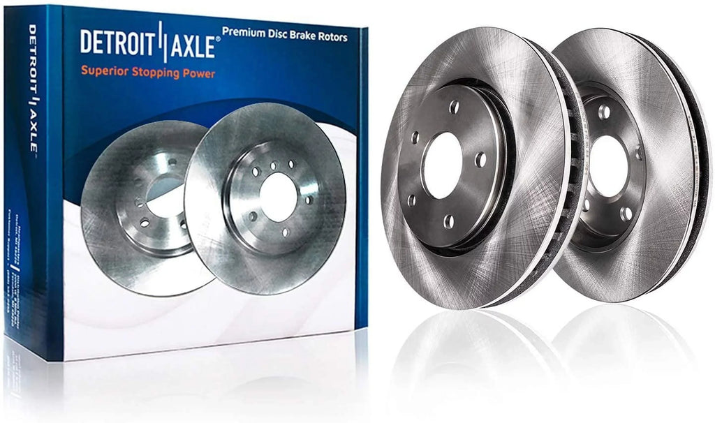 Routan Ram 328mm 330mm Country Set Town - Disc Replacement +20pc Caravan Rear Nuts C/V Detroit Front Rotors Pads & for 30pc - Axle Grand Lug Brake