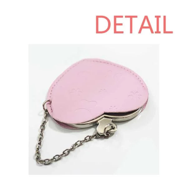 The Joy Purse Makeup Travel Heart World Style Mirror Pink Quote To