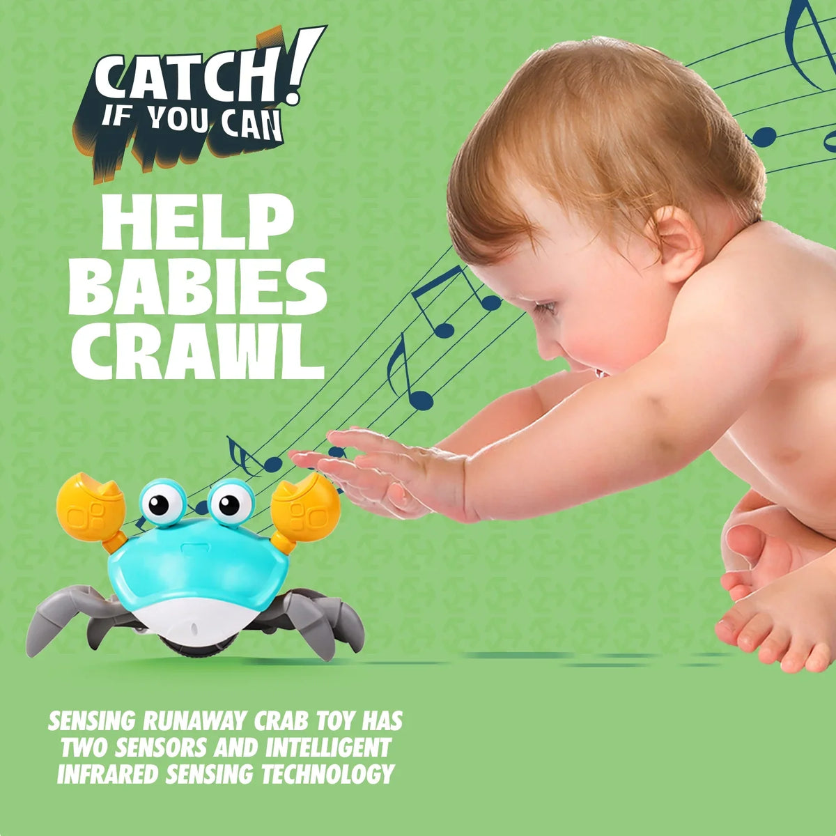 Kids Little Crab And Years Time, And 0-6 - Tummy Avery Toddlers Crawling 6-12 Crawl Cognitive Development Favorite Learning Kids Gift For Months
