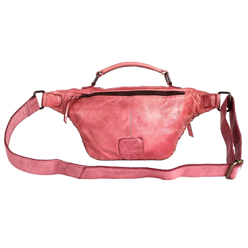 Never Handmade Nmbgm148C Bag Western Vintage Genuine Fanny Women Leather Pack Cowhide Handbag Purse Mind NM