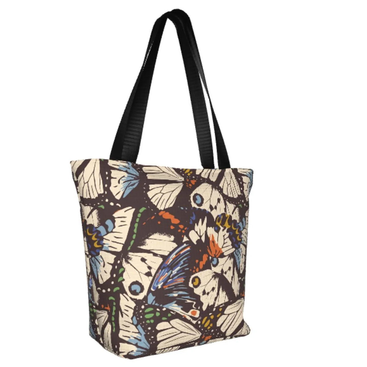 Women'S Tote Butterflies Handbags Vector Bag Lukts Bag Shopping Large Capacity Bag,Shoulder Hobos