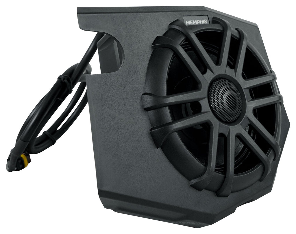 Memphis RZR65FE (2) Polaris Audio Speakers+Amp For RZR 2014+ Tower Pods+LED