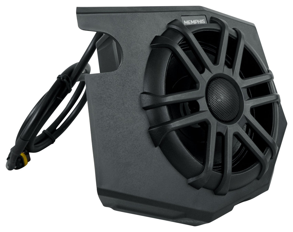 Memphis RZR65FE (2) Polaris Audio Speakers+Amp For RZR 2014+ Tower Pods+LED