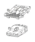68551092AA OE Facing Camera 2020-2023 Mopar Genuine New Forward