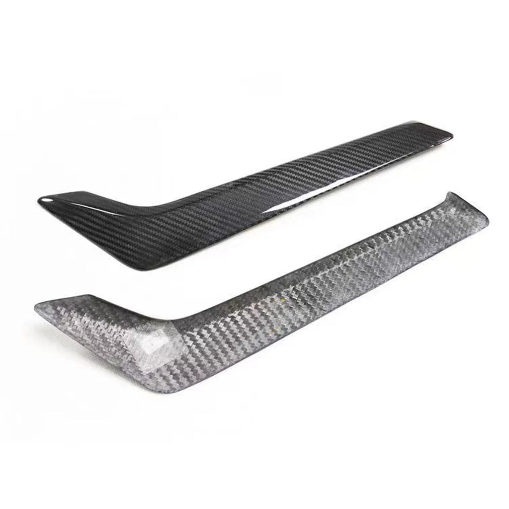 Infiniti Kit For Q60S Q60 Carbon Fiber Side 2015-2022 Vent Air Fender Cover 2019 Black