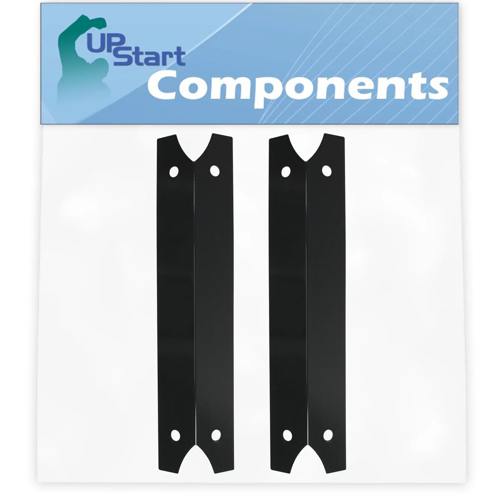 Vaporizer Tamer, Grill Compatible Porcelain for - Replacement Steel Burner 2-Pack Tent Flame Parts Heat Barbeque Bar, 3/4" BBQ Bar, Cover 810-7420-S Shield Flavorizer 17 Plate Charmglow