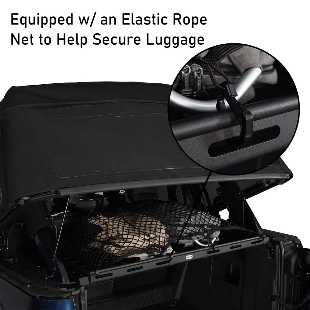 Road Box Ford Hooke Luggage Fit Rear 2021-2023 Cargo Bronco 4-Door Rack Black Basket