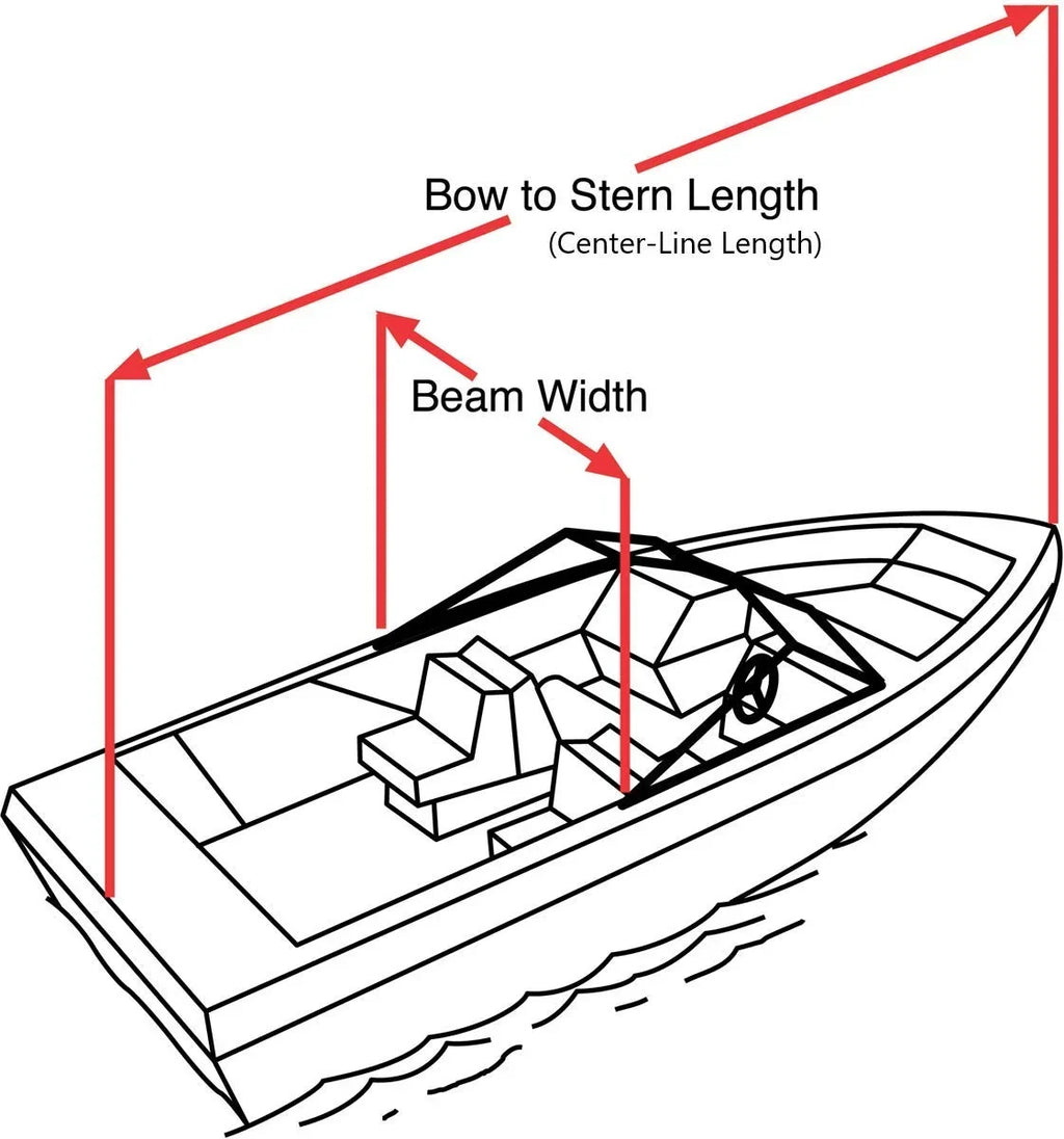 Shot Boat 22'1"-24' Cover 88067OR Products Hot Semi-Custom Taylor Made 96" Pontoon x a for Cover -Black Playpen