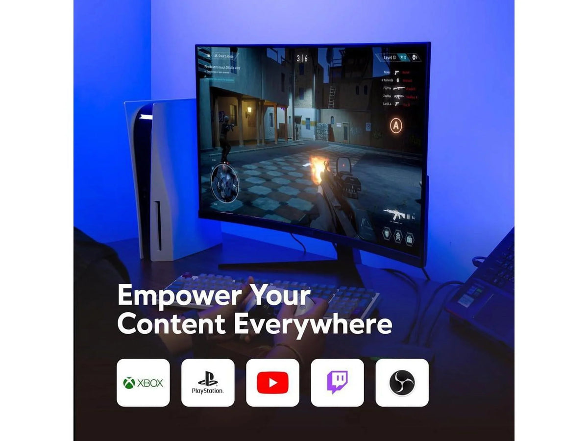'- Live Video AVerMedia - Streaming, Functions: Ultra - Gamer PC YUY2 Line - - Capturing, Line Audio Video (GC553G2) - 2.1 Recording USB Game 4K In Audio Video Out -