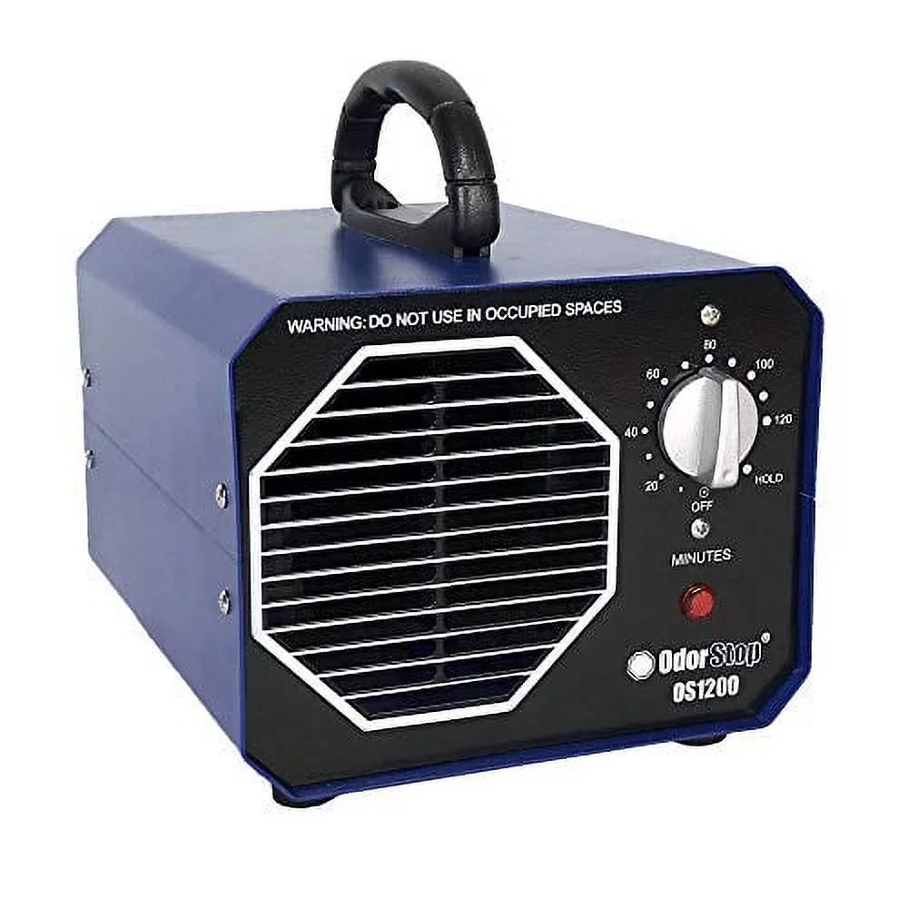 Cars, for Square OdorStop Purifier Ozone to Areas OS12001 as for Such Boats Bedrooms, 1200 Small and - Feet+, Medium Spaces of and Deodorizing RVs, Bathrooms, Purifying Air