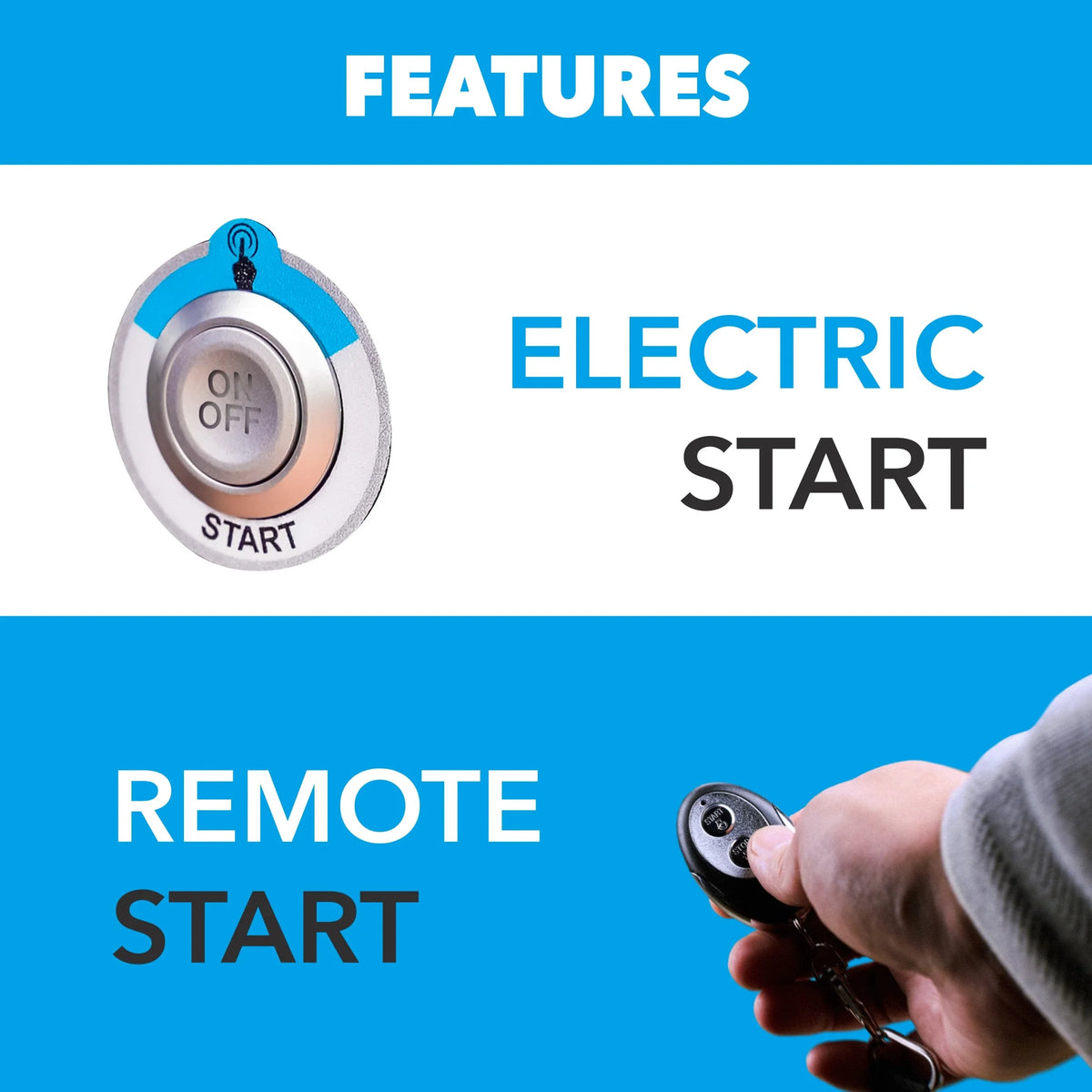 RV Fuel Remote Sentry Start and 5000-Watt Generator with CO Dual Pulsar Inverter Ready