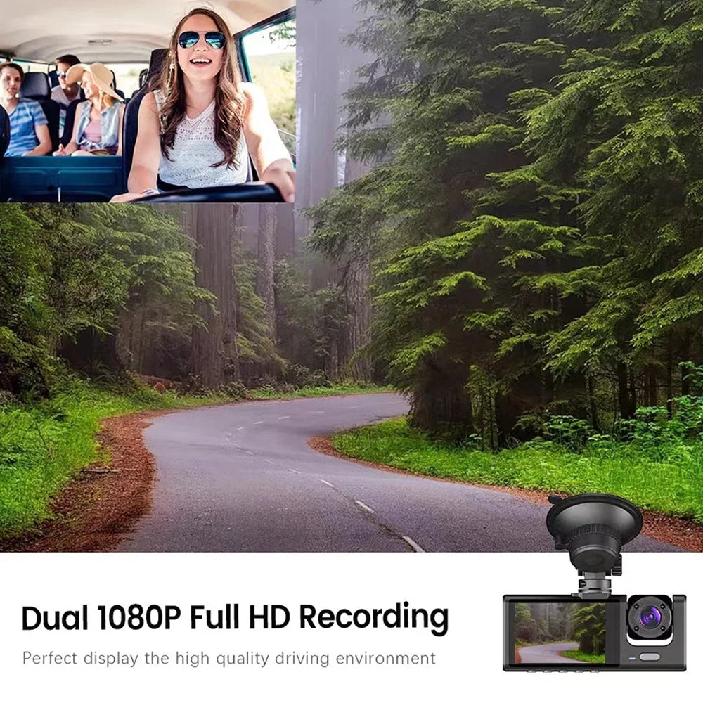 Recorder Auto with Safety Angle for Dash Camera Interconnection, Apexeon Car Cam Driving Wide Recorder WIFI