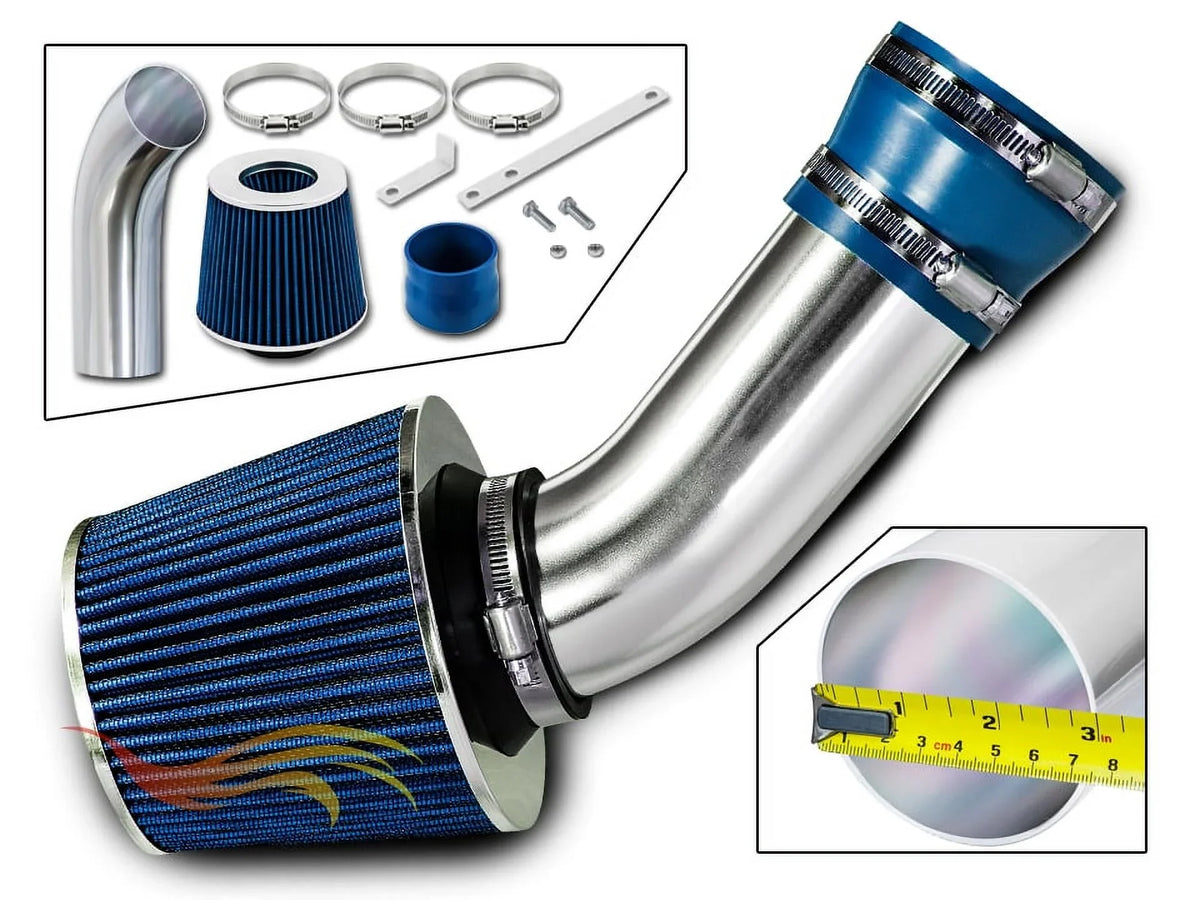 98-03 For Racing 98-03 Compatible BLUE Mercedes / Intake Benz / Ram E420 / / 97 Rtunes Short 98-02 CLK320 E340 Combo + ML320 E320 Kit Air Filter 98-03