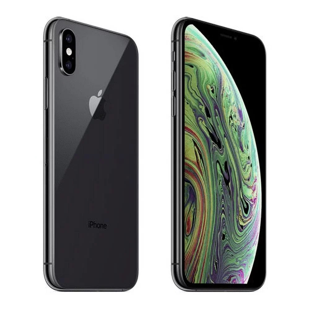 A) (Refurbished) Apple Wireless XS (Fully Earbuds Max Restored 64GB (Grade Gray w/ A1921 Unlocked) Space iPhone