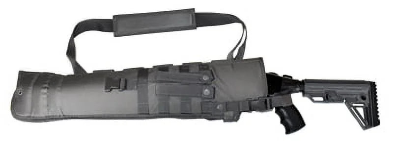 25 Trinity Tactical molle Military Soft Scabbard Gray. Motorcycle Truck inches Barrel Black Padded Crossbody Bag Short ATV Hunting