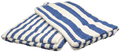 Towels 60" Cotton Striped Spa Spun Beach Blue/White x Poolside Ring Pack 100% 30" Pool 6