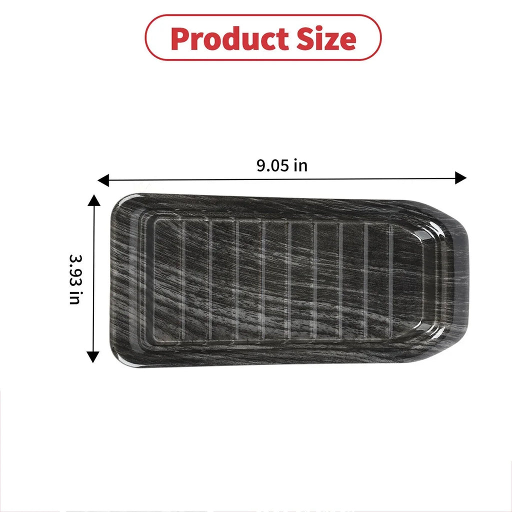 Suburban Trim Chevy Cover 2020 Tahoe Wood Storage 2021 Armrest Grain SIERRA Silverado For 2019 Center Box Fit Black 2022