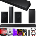2.1ch Subwoofer Speaker HW-A450/ZA 2021 Deco Extended Soundbar + Kit 2ch Samsung Theater 4.1ch Coverage Surround HDMI Audio + Bundle + HW-A450 Home Swa-9100S Sound Rear 2 Dolby Cables Wireless Gear +