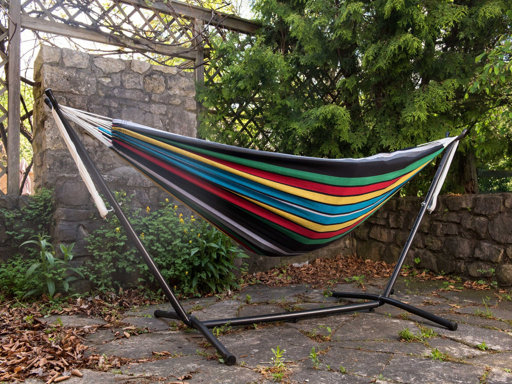 with Hammock Collection Steel Hamptons and Brazilian Blue The Black Hammock a 110” Style Striped