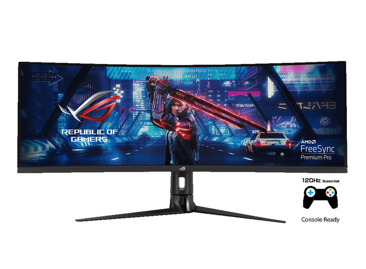 — Boost Gaming Monitor 32:9 DisplayHDR™ Super FreeSync™ HDR, DCI-P3: 2 HDR x XG49VQ 1080), 144Hz, Strix Shadow Ultra-Wide 400, 49-inch (3840 ROG 90%,