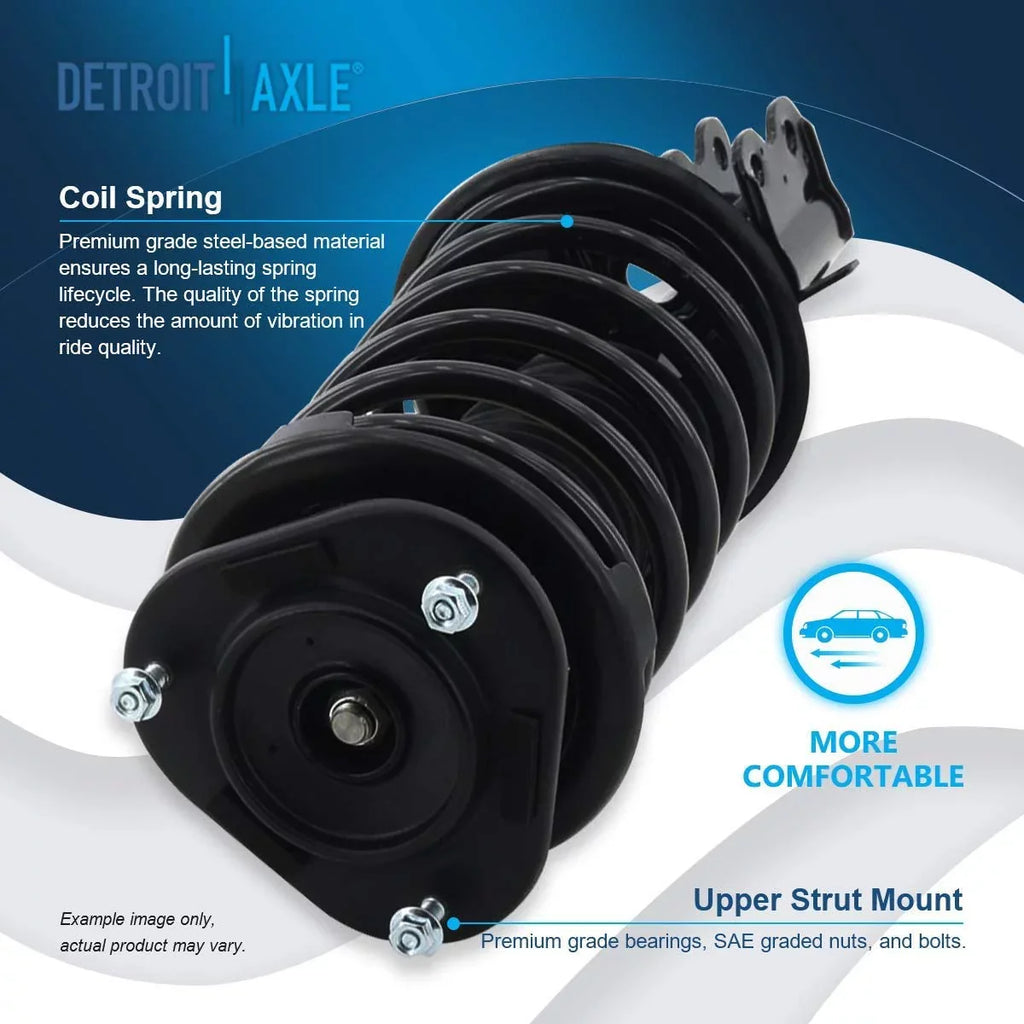 Chevy - 1997 Front 2 Complete Ready 1998-2002 Struts 1995 Assembly Struts 1998 for Corolla w/Coil 1994 1993-02 Prizm Axle Detroit 1999 Struts Replacement 2000 Toyota 2001 1996 Spring