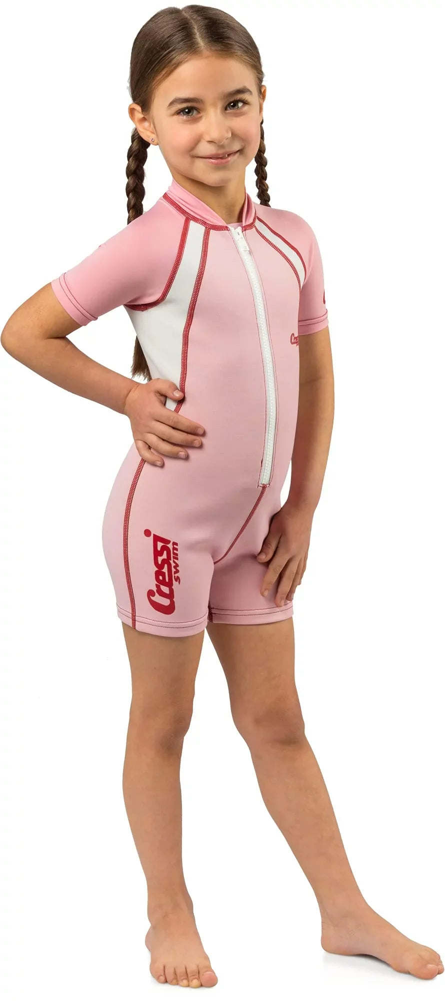 (Pink, Wetsuit Girls 1.5mm Shorty X-Large) Pink Cressi