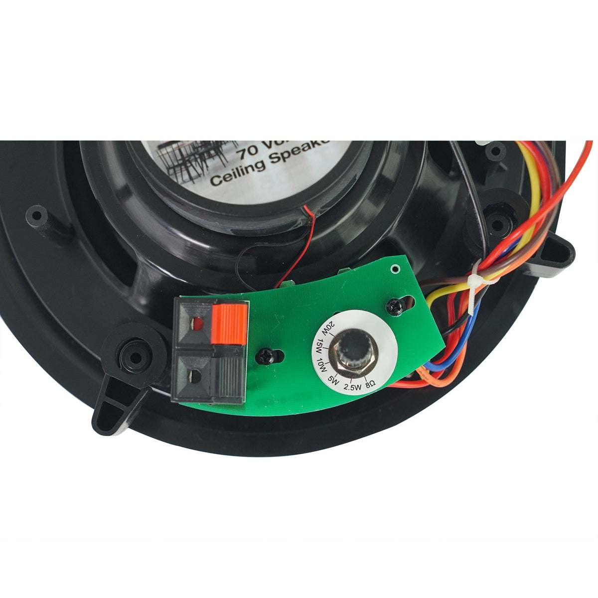 Amp+(6) Pendant+Ceiling Office/Hotel JBL Cube+(2) for 3.5" Speakers 6-Zone Black