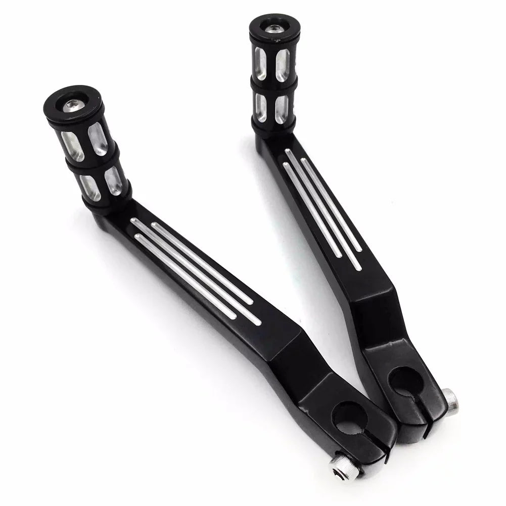 Toe 009C- and Levers/Gear For later Harley w/ HTT- Pegs Motorcycle FLSTF Davidson Shifter Pedal Shift 1980 Heel Shift Aluminum Boy Levers Fat Style Black