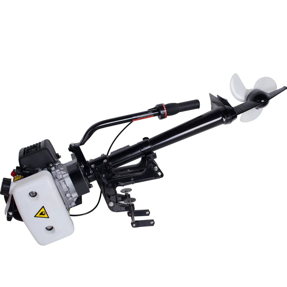 Motor 3.6 HP Boat With 4 Cooling Air 55CC Engine Outboard Stroke System Machine