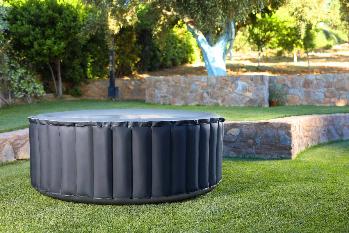 Inflatable Mspa Heater, Hot Round, Massage Air 1350w Water Easy 118 & Series, Tub Spa, Piece Persons One Silver Jets, 700w Delight Cloud, Blower, 2+2 Install,
