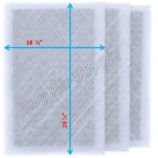 Pads Supply Refills 20x32 20x32 (3 Air Cleaner Pack) Replacement Dynamic RayAir Filter