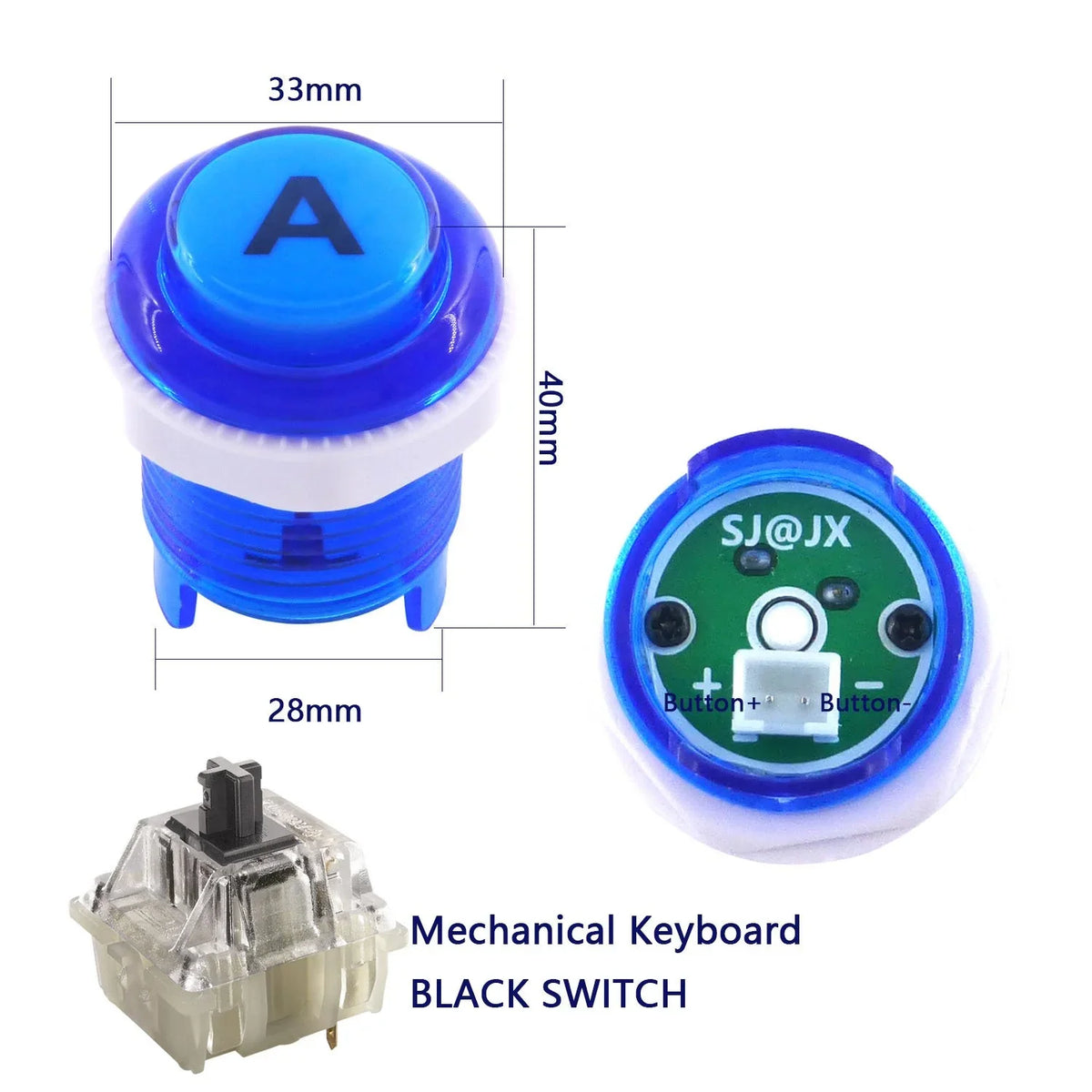 MAME Nintendo Switch PC Game Microswitch Controller Raspberry Pi Button Player Arcade PS3 MX Cherry USB Retropie 2 for SJ@JX Joystick 8way Encoder Gamepad