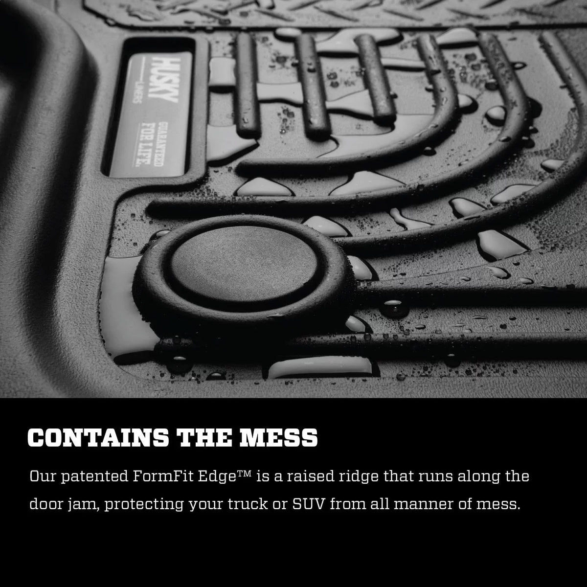 Tahoe/Yukon by 2015 Chevy/GMC WeatherBeater Black Husky Liners Floor RealTruck Combo