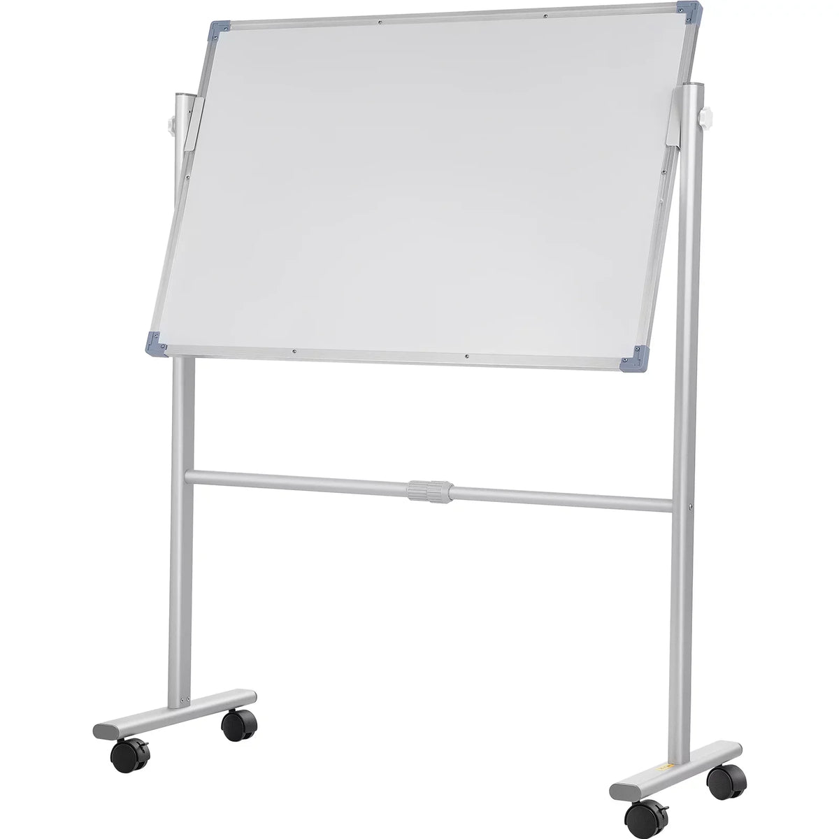 24" with 360 Home BENTISM Wheels Office Aluminum Adjustable w/ x Reversible Lockable Double Height Stand Dry Mobile Frame and Swivel Magnetic for Erase School Rolling 36" Sided Board Whiteboard