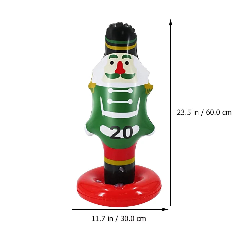 Christmas Toss Ring Party Games Nutcrackers Toss Christmas NUOLUX Inflatable Toys Ring
