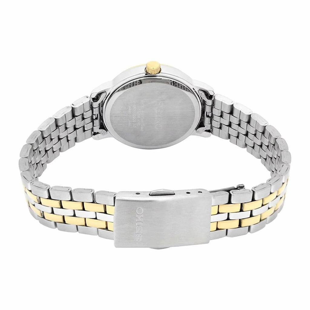 Stainless Watch Women's Two Steel Seiko SUR810 Tone
